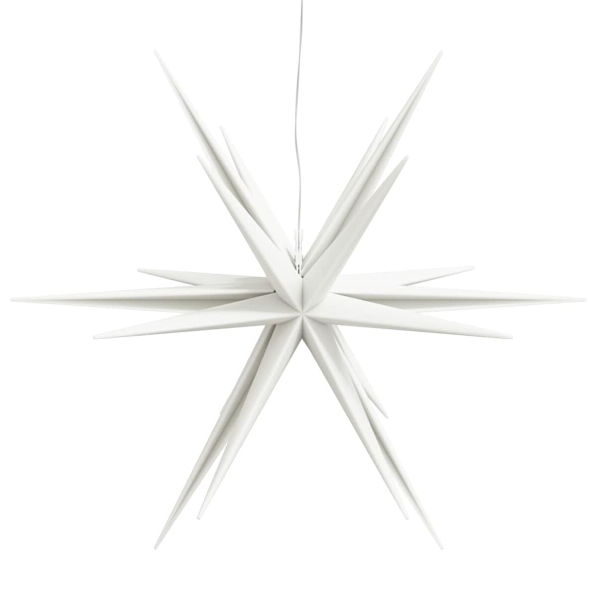 vidaXL Ozdoba świetlna z LED, składana, biała, 57 cm