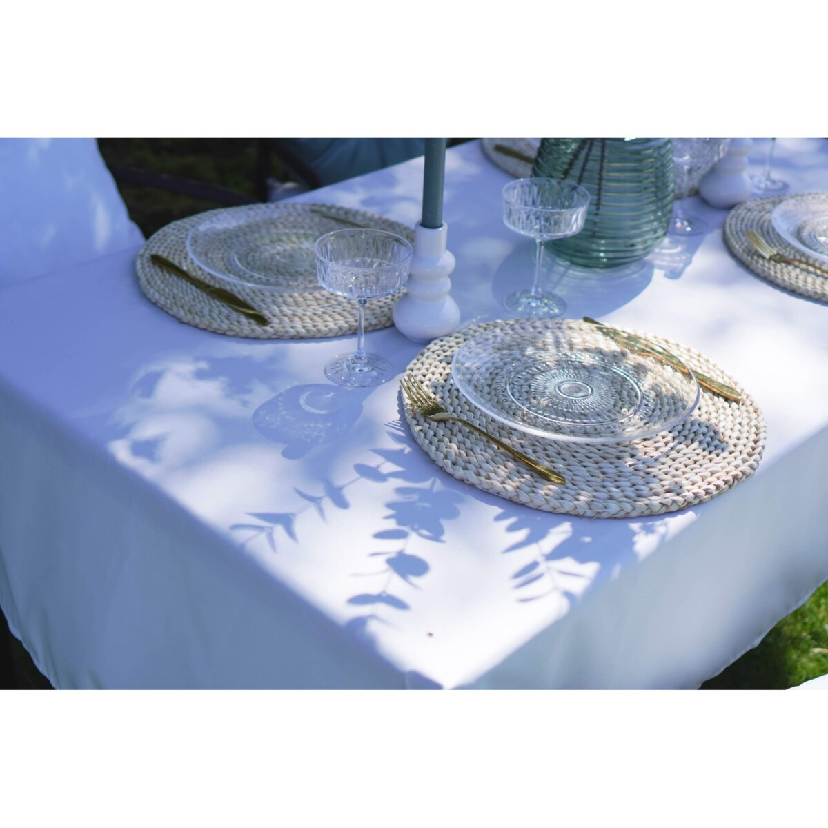 Szary Obrus Ogrodowy Wodoodporny 140x280 GAIA