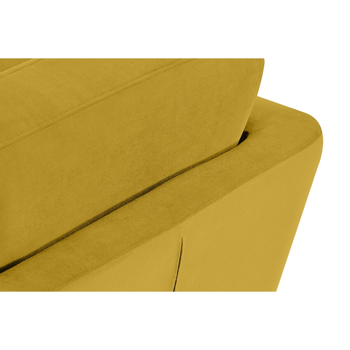 KONSIMO TAGIO Narożnik skandynawski, żółty, lewy