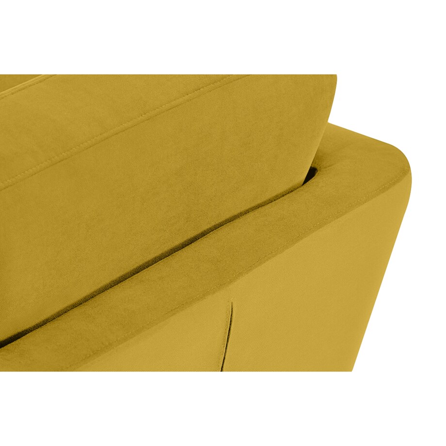 KONSIMO TAGIO Narożnik skandynawski, żółty, lewy