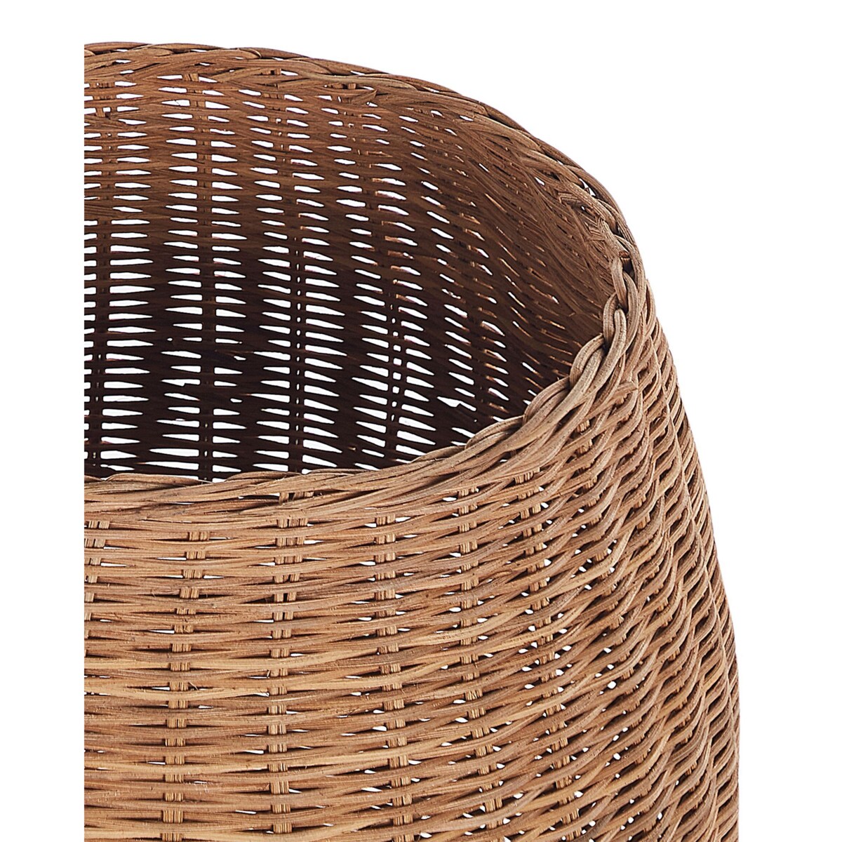 Kosz pleciony gruszka rattanowy naturalny VAGSOY