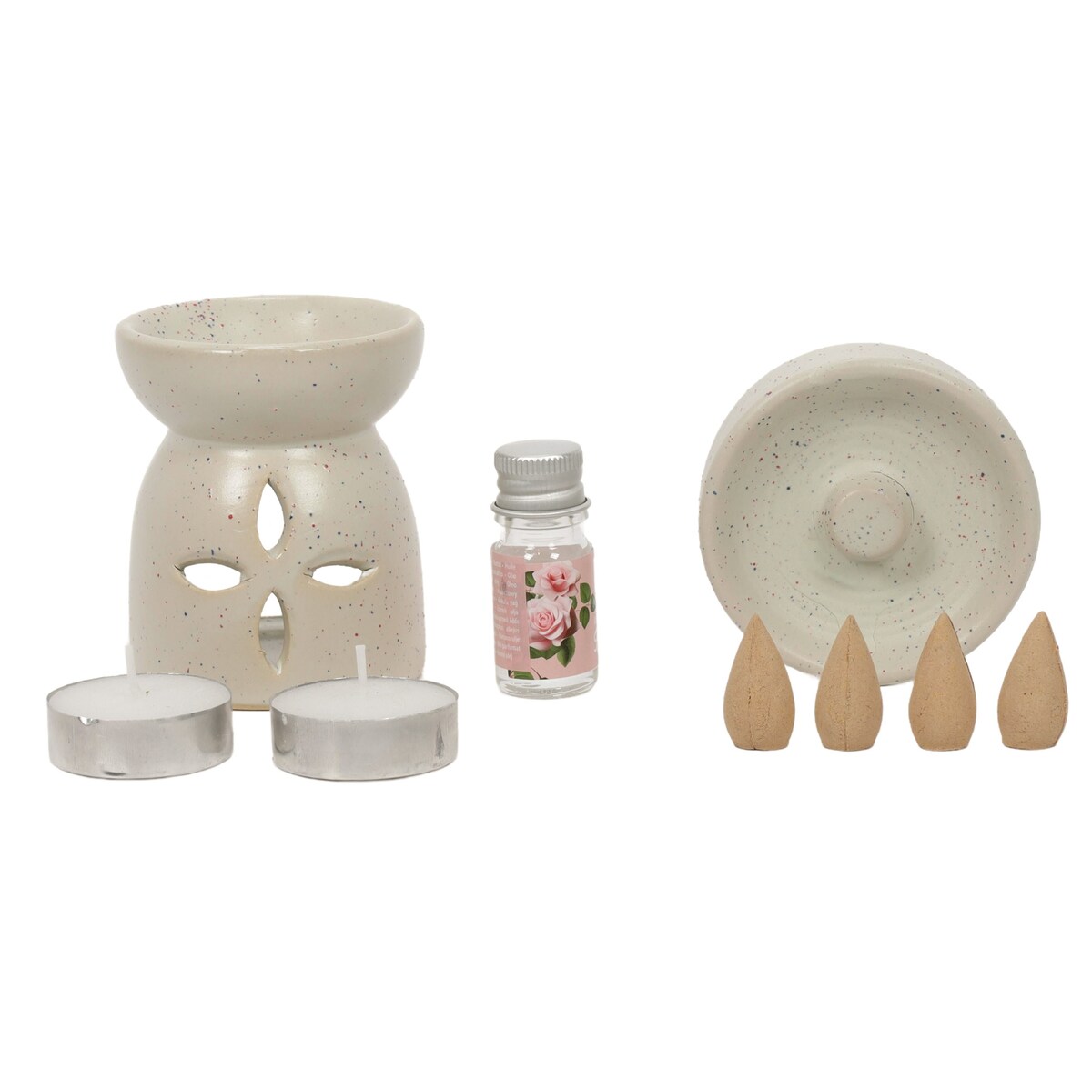 Kominek zapachowy + kadzidła HAPO, 9 elementów