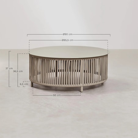 Zestaw ogrodowy: dwuosobowa sofa, 2 fotele i stolik kawowy zielony Sophie