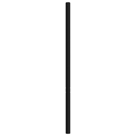 vidaXL Metalowe wymienne wezgłowie, czarne, 100 cm