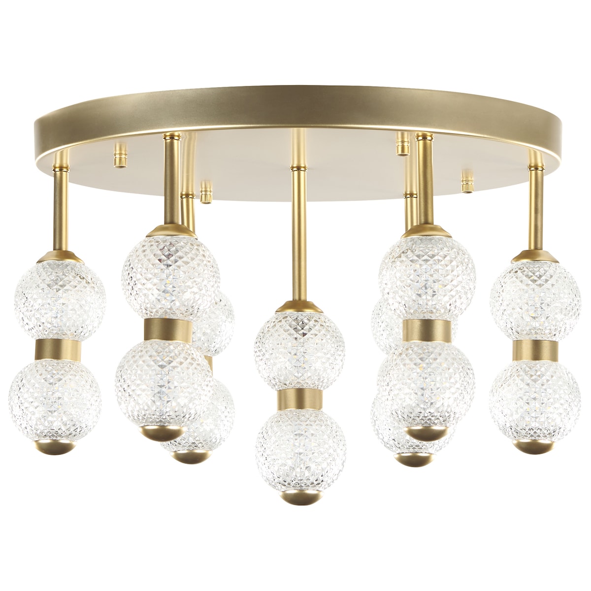 Lampa sufitowa YOWAKA Metal Złoty