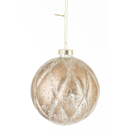 Bombka szklana 12 szt. DOURADO Ø 10 cm
