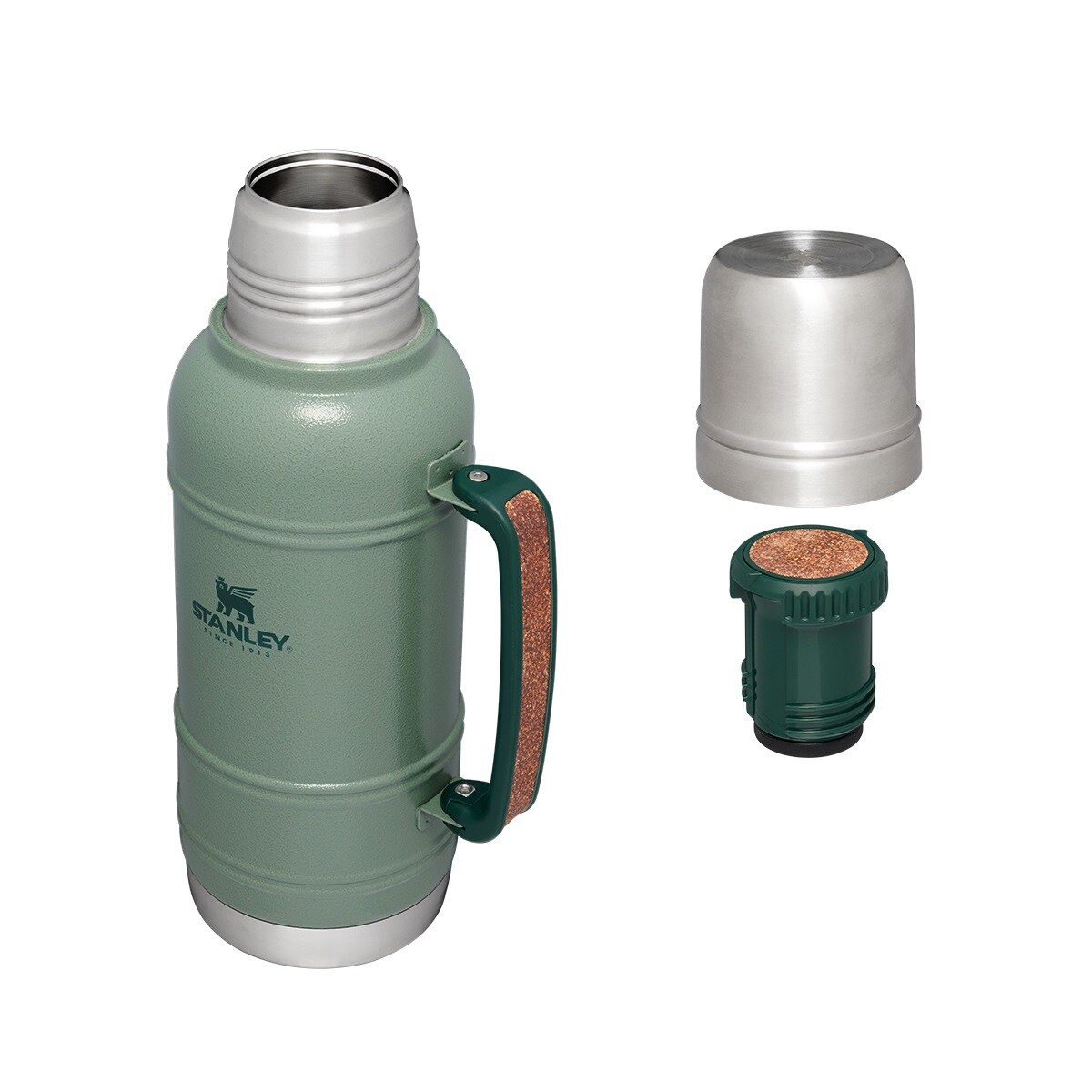 Termos THE ARTISAN 1,4 l - HAMMERTONE GREEN / Stanley