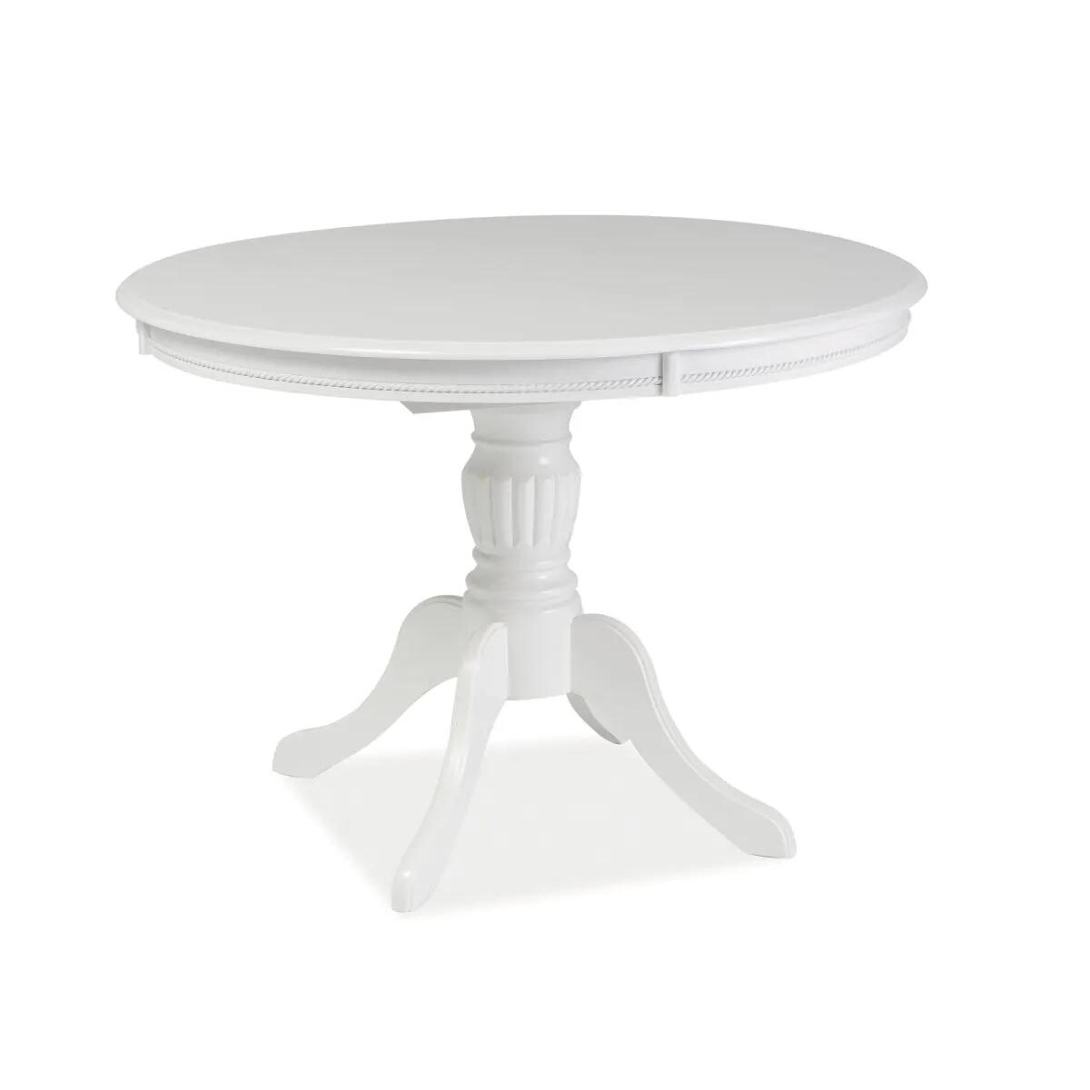 Stół OLIVIA 106(141)x106 biały rozkładany