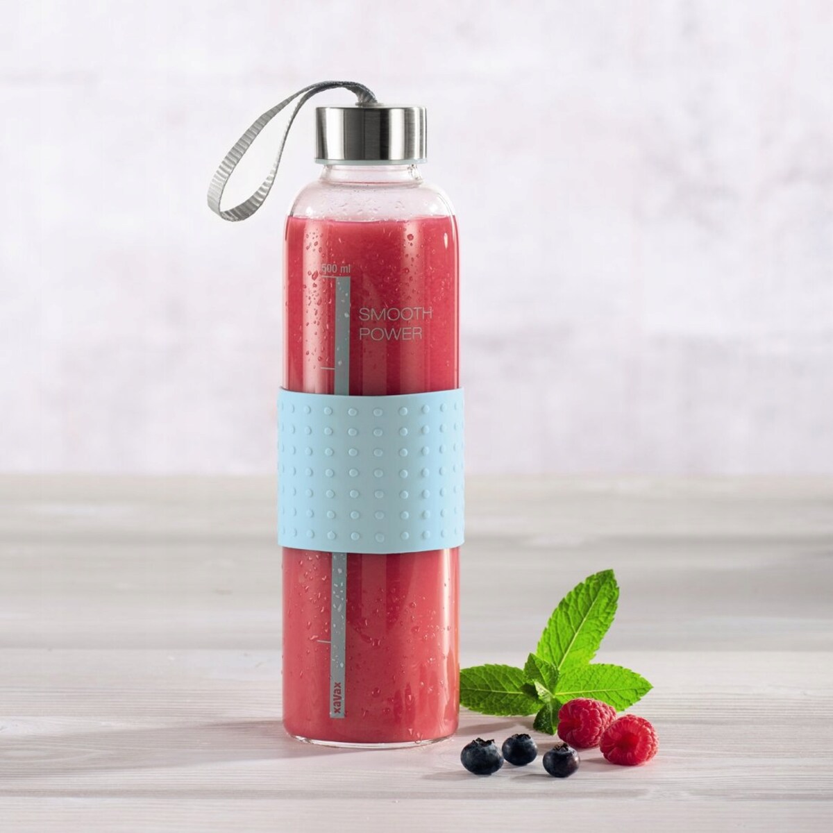 XAVAX Szklana butelka na wodę smoothie 0,5L