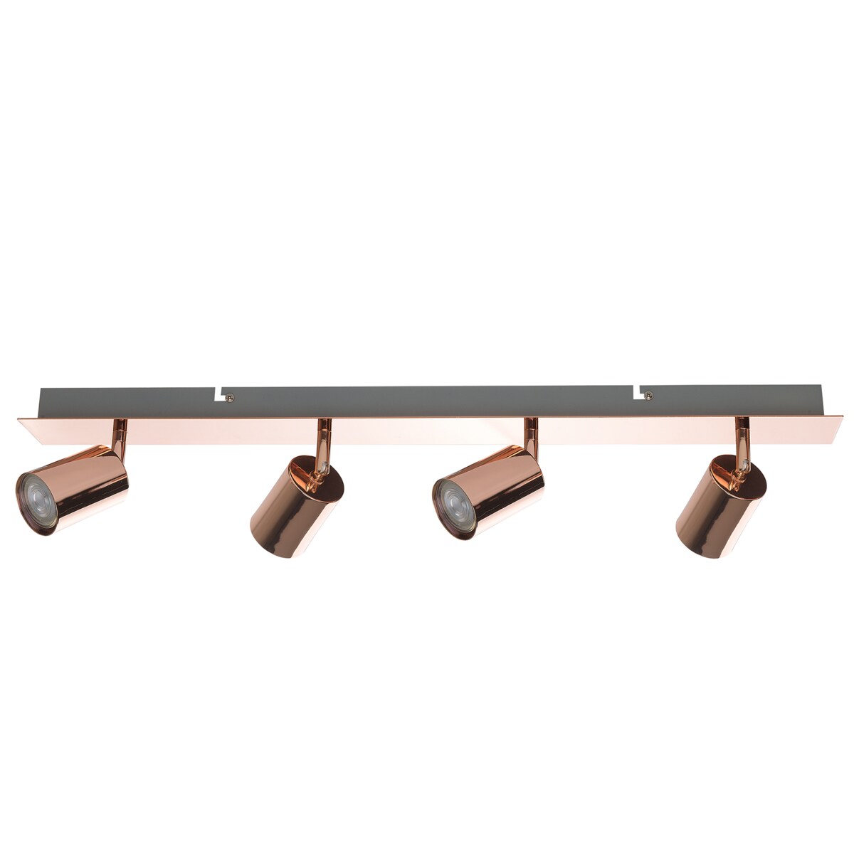 Lampa spot 4-punktowa TIGRIS Miedziany Metal Regulowana