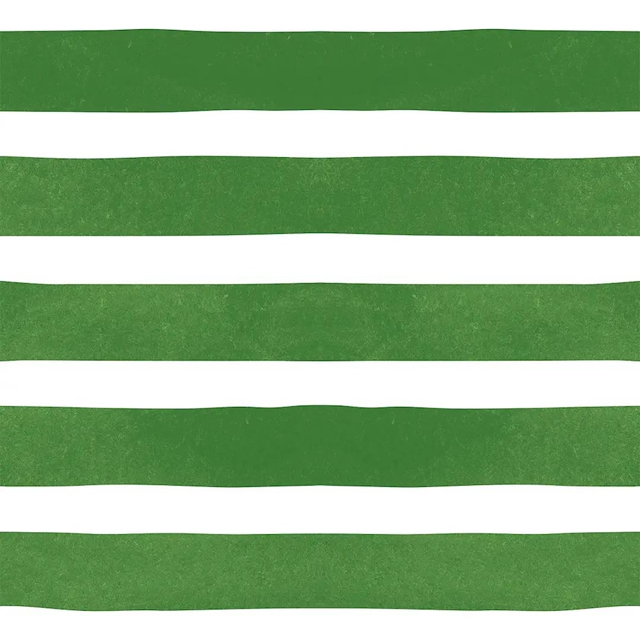 Lniany ręcznik kuchenny - zielone paski