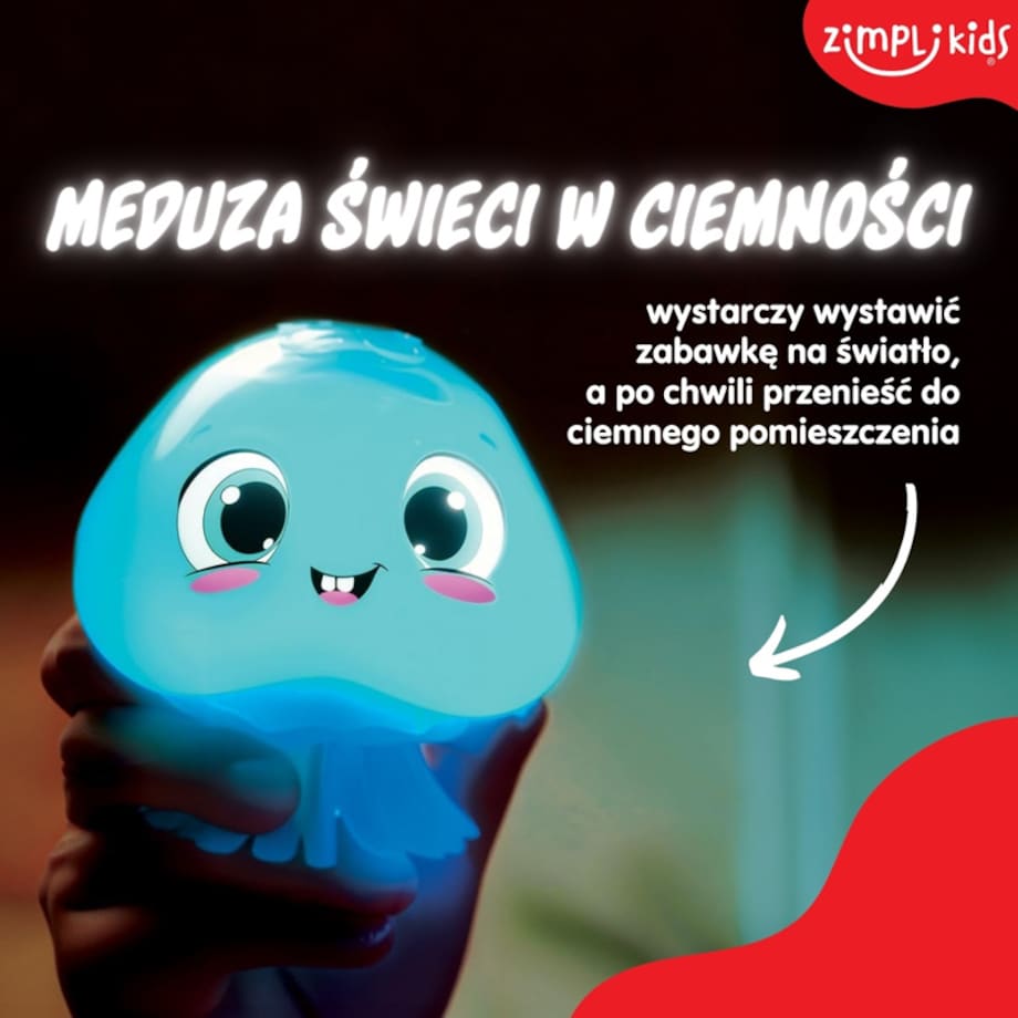 Świecący Slime – zabawka dla dzieci Meduza Glowy Gellifish 3+ Zimpli Kids