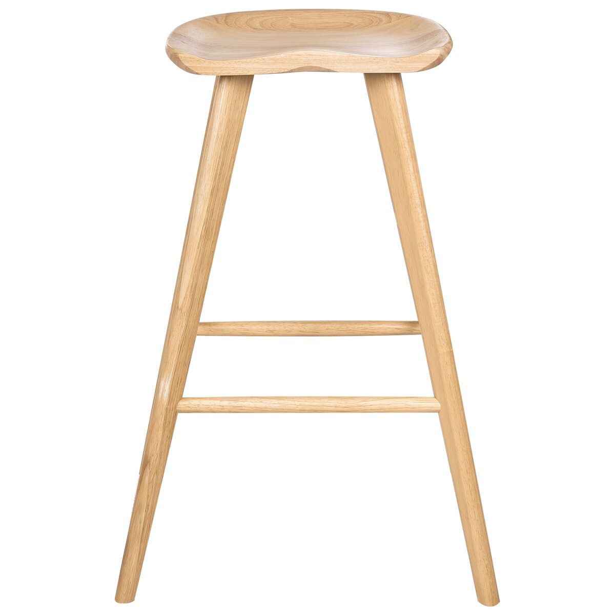 Zestaw 2 hokerów barowych CANDO Jasnobrązowy