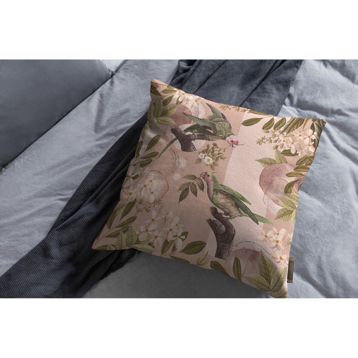 bawełniana poszewka na poduszkę - nierozłączki 45x45 cm