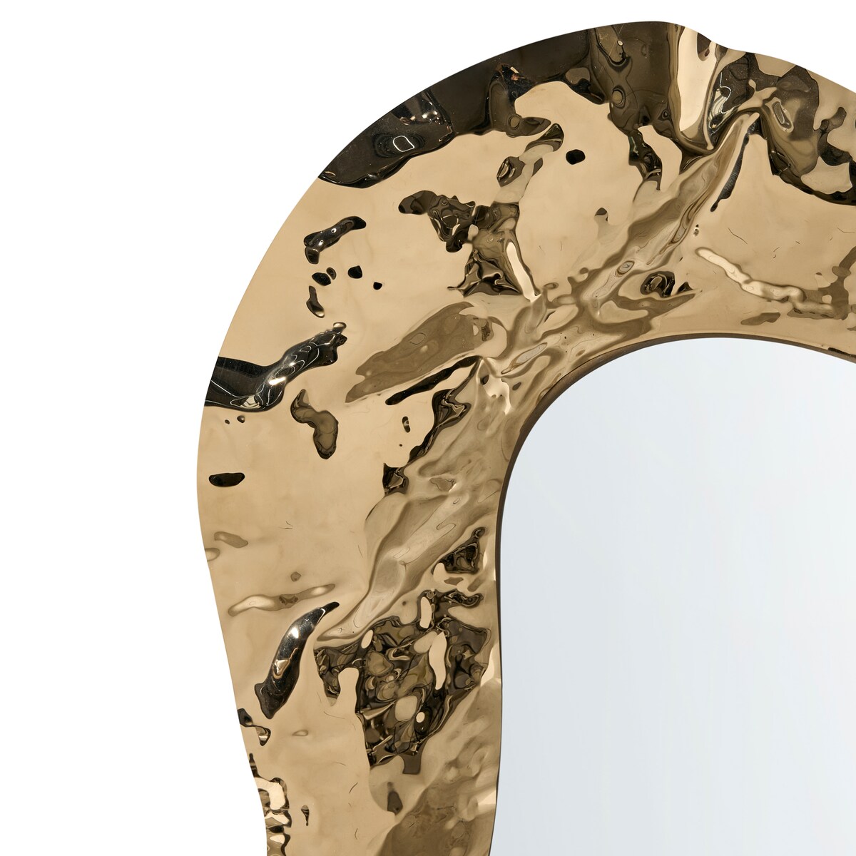 Lustro ścienne JOSSIGNY 52 cm 79 cm Złoty