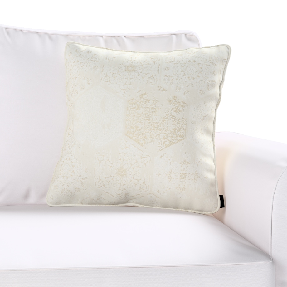 Poszewka Gabi na poduszkę 45x45 ecru ornament