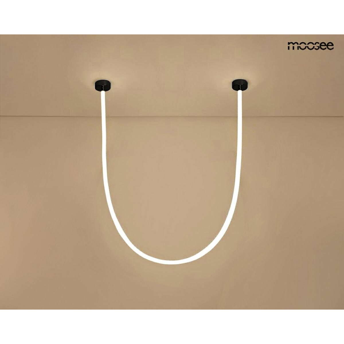 MOOSEE lampa wisząca LASSO 400 Smart czarna