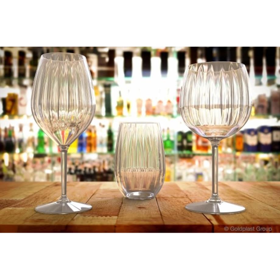 Zestaw nietłukących szklanek i kieliszków Venezia