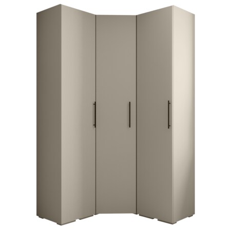 Garderoba wysoka do przedpokoju INOVA 3 Z4 kaszmir+czarny