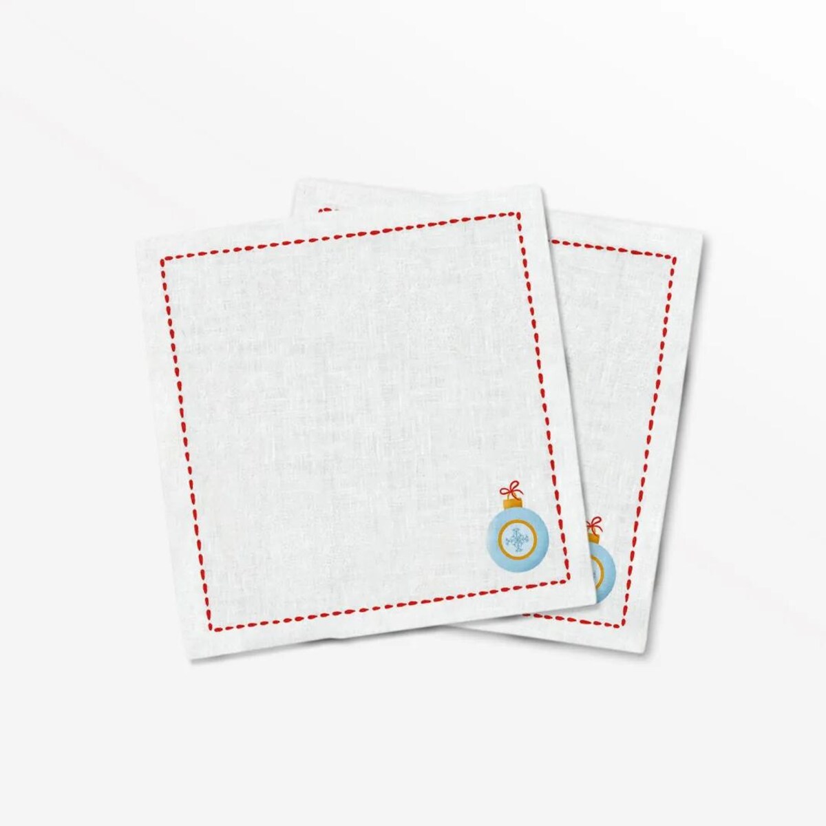 Serwetki świąteczne - Minimalistyczna bombka (2szt.)