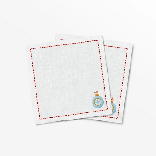 Serwetki świąteczne - Minimalistyczna bombka (2szt.)