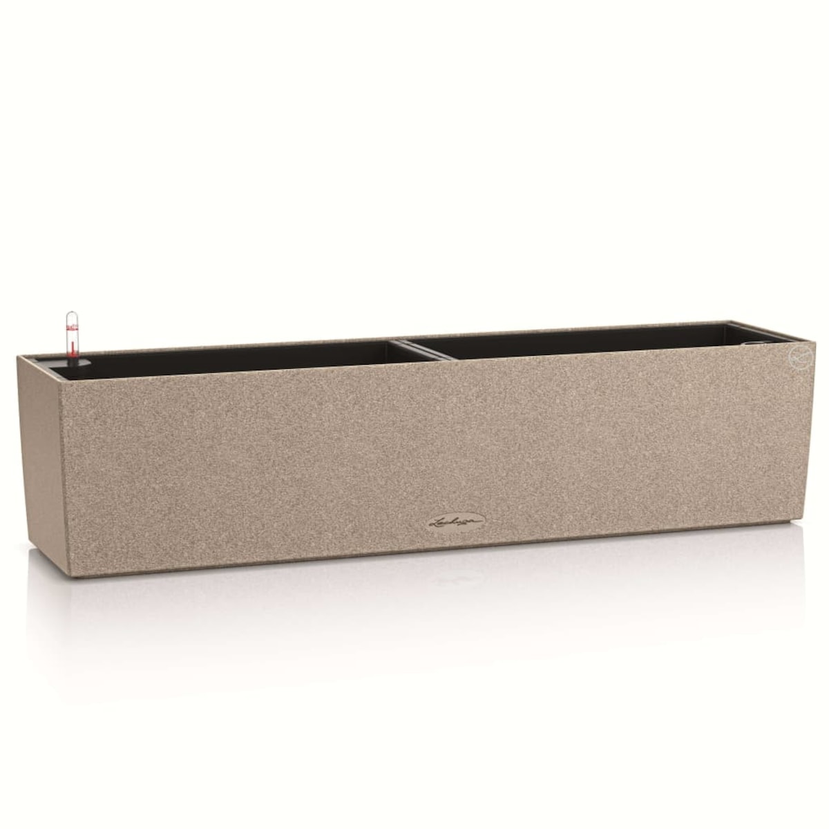LECHUZA Donica BALCONERA Stone 80 ALL-IN-ONE, beżowa