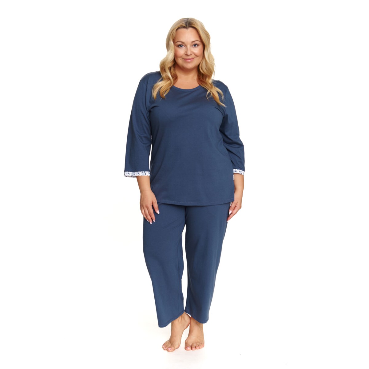 Piżama kolor niebieski PB.7156.DEEP_BLUE - L