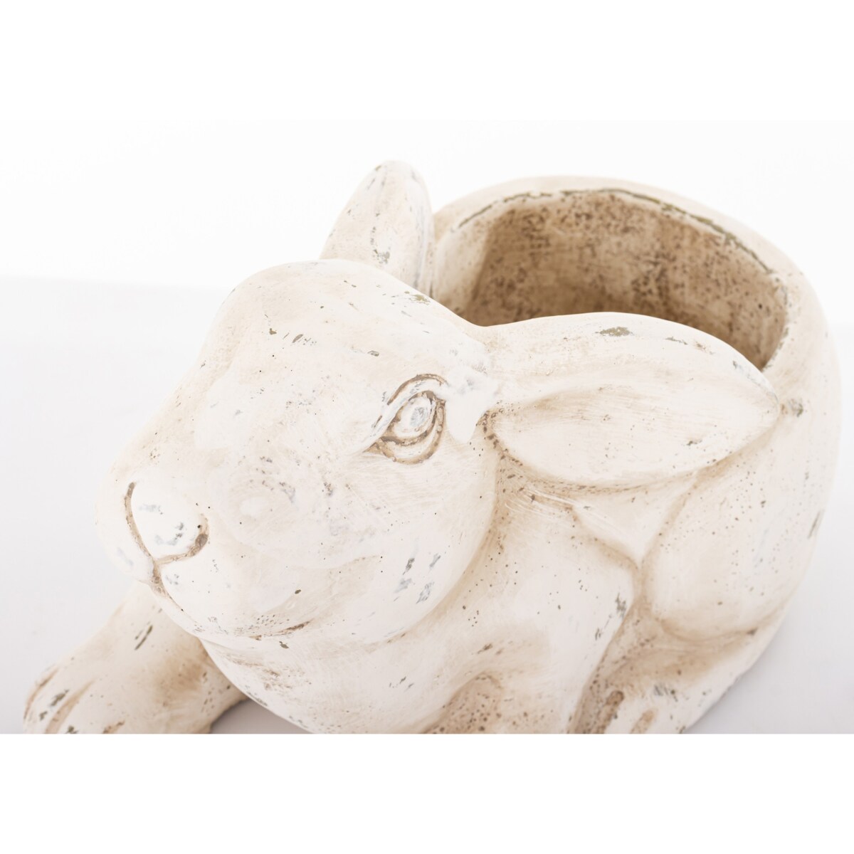 Osłonka ceramiczna 15x13x22 cm KRÓLIK kremowy