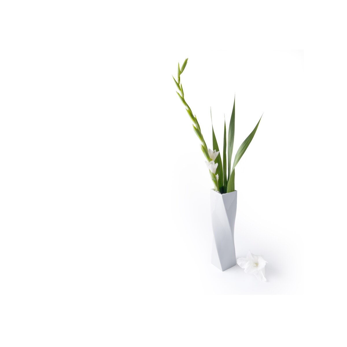 Wazon Twist 14 cm biały CD01