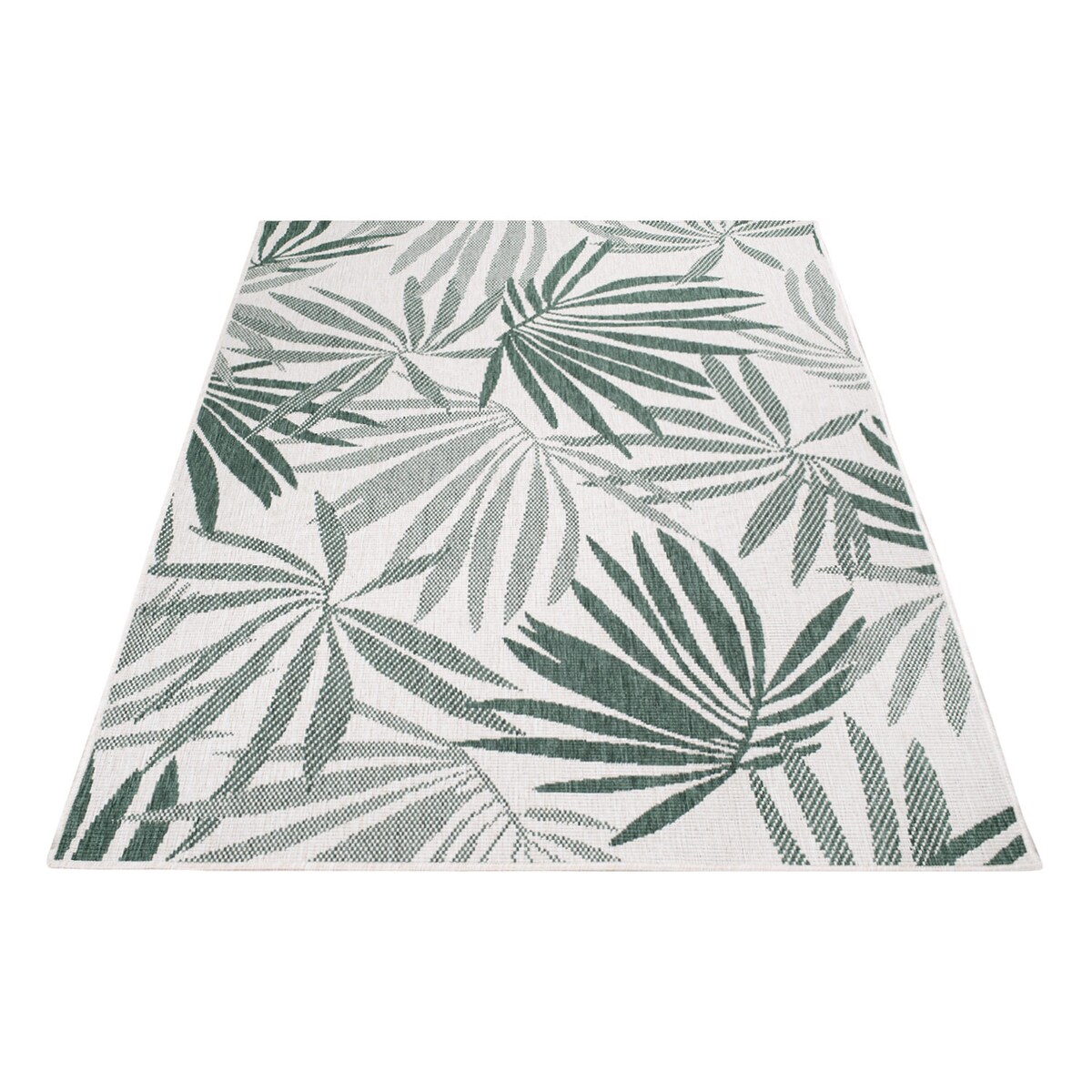 Funkcjonalny dywan na zewnątrz i do wnętrz, dwustronny DUO 57710 Zielony 160x230