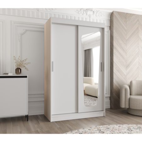 Szafa przesuwna MOKA 120 biały