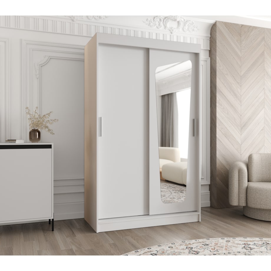 Szafa przesuwna MOKA 120 biały