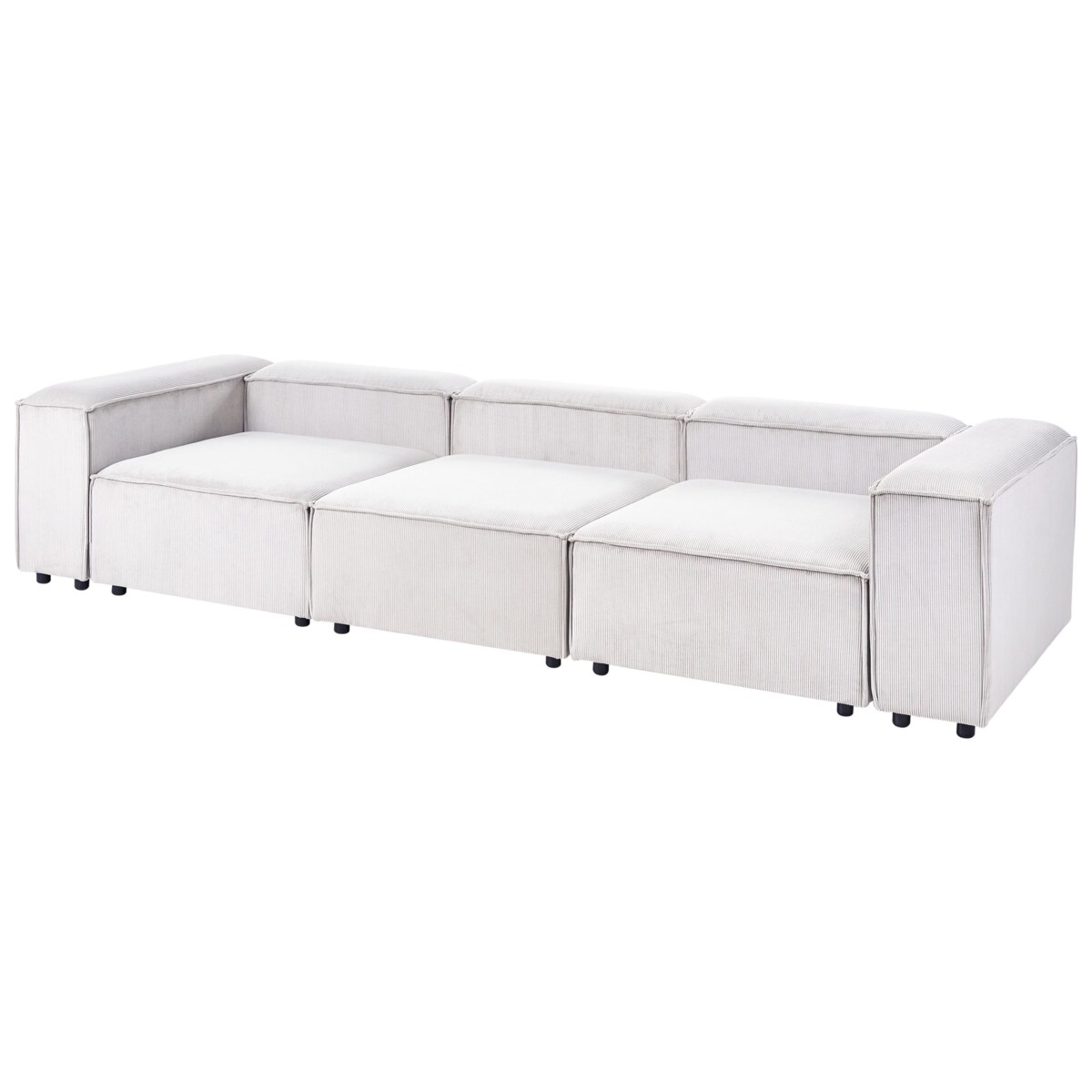 Sofa modułowa dla 3 osób ARDAL Sztruks Złamana biel