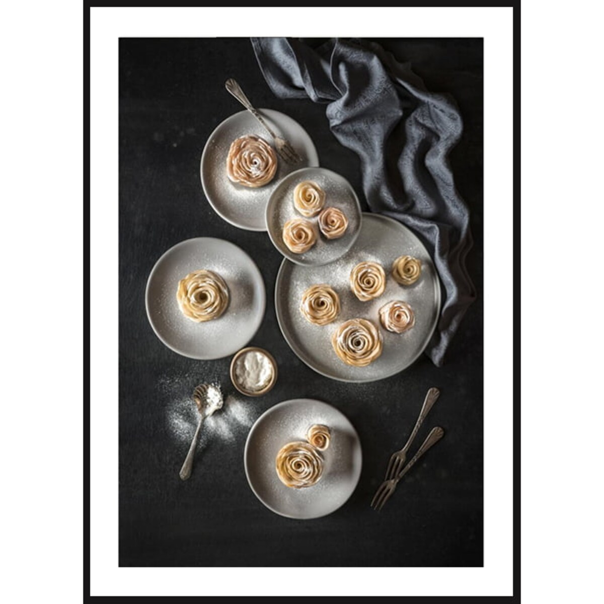 Poster Story, Plakat, Obraz - Tartaletki Jabłkowe, wymiary 42 x 60 cm