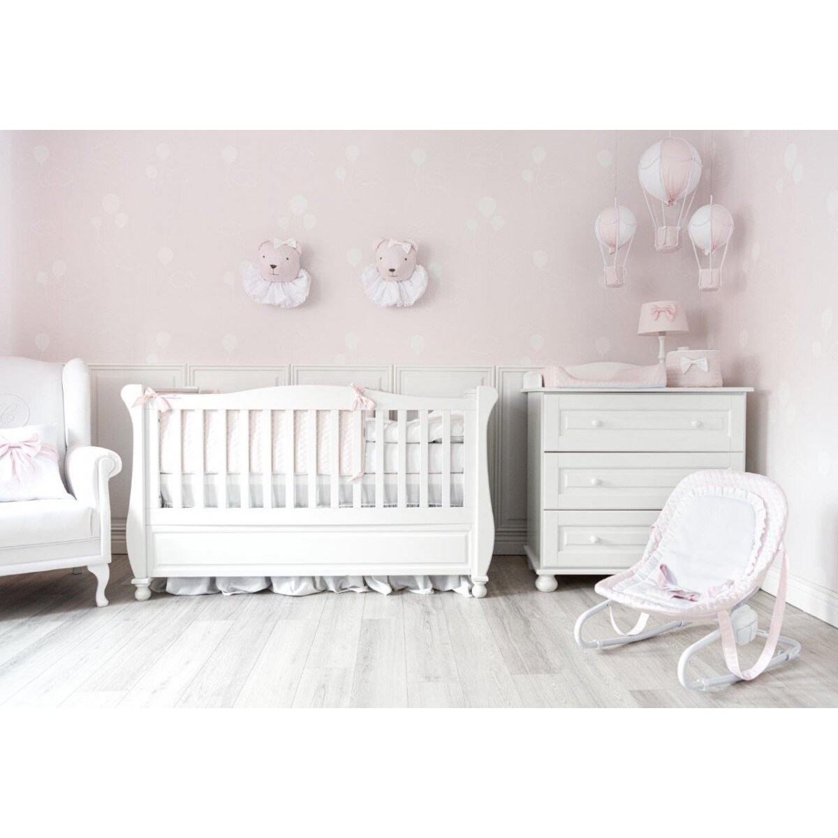 Balon dekoracyjny pudrowy mały