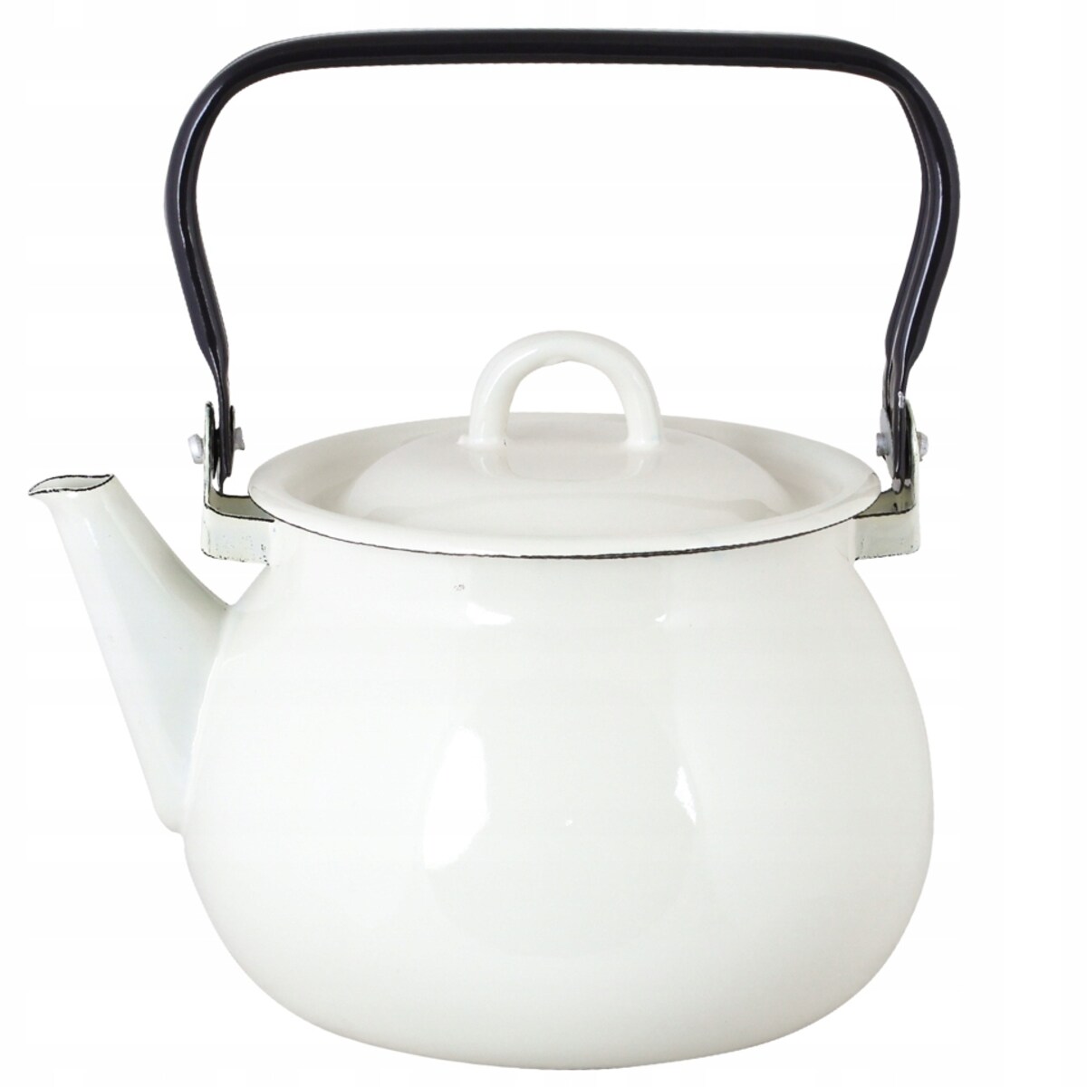 IMBRYK CZAJNIK DZBANEK EMALIOWANY NA GAZ INDUKCJA 2.5L BIAŁY TRADYCYJNY