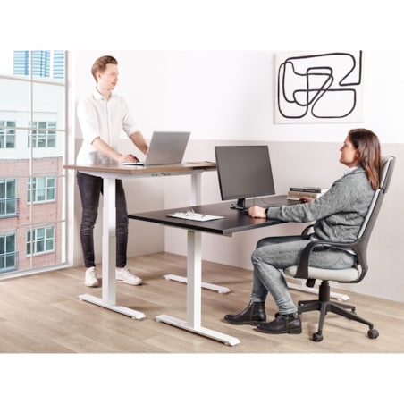 Biurko regulowane Elektryczny 120 x 72 cm Czarny DESTINES