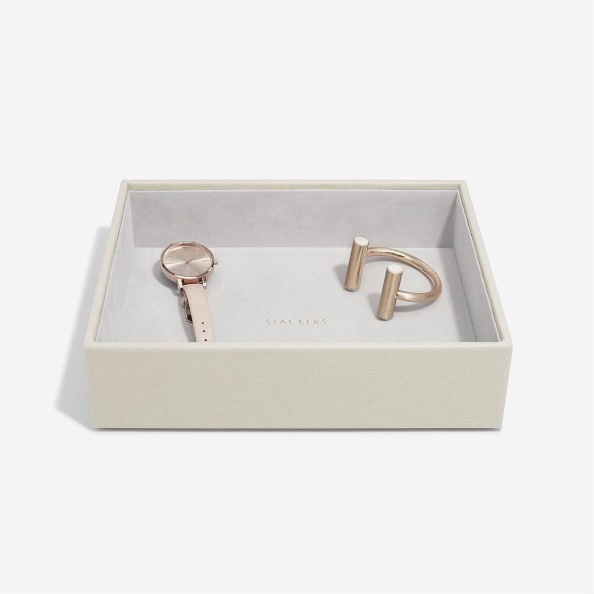 Szkatułka na biżuterię Stackers open classic jasnobeżowa