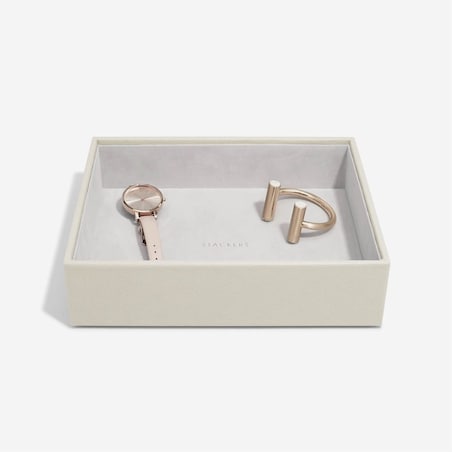 Szkatułka na biżuterię Stackers open classic jasnobeżowa