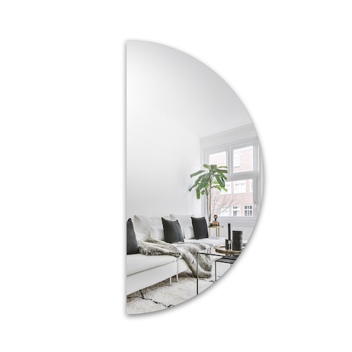 Lustro łazienkowe połówka kółka - HELENA