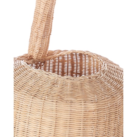 Kosz pleciony żyrafa rattanowy jasny HAINAN