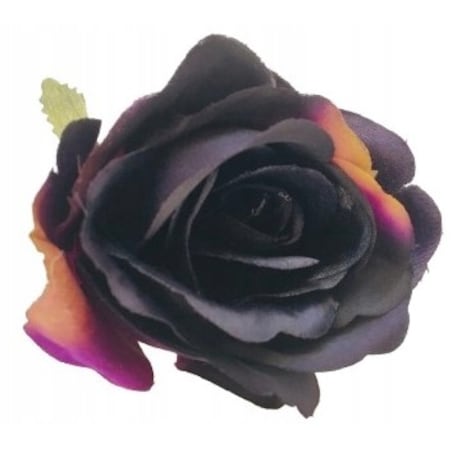 6x SZTUCZNE KWIATY RÓŻA do wiązanki stroiki cmentarz CIEMNA bukiet święta