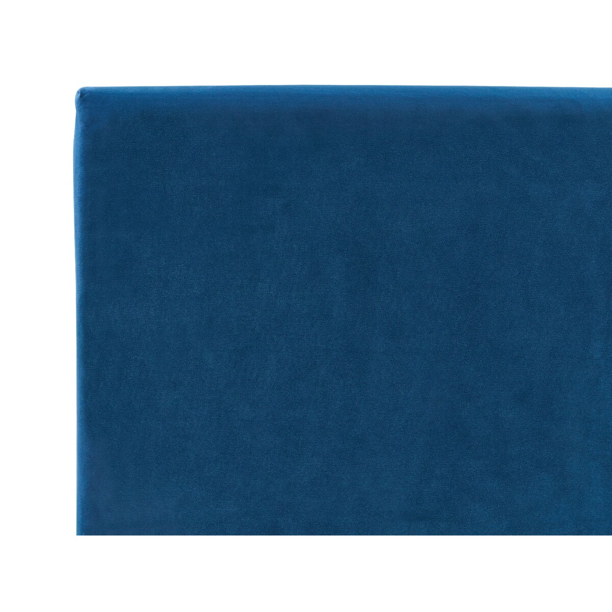 Łóżko tapicerowane 140 x 200 cm niebieskie FITOU