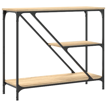 vidaXL Stolik konsolowy, dąb sonoma, 88,5x30x75 cm