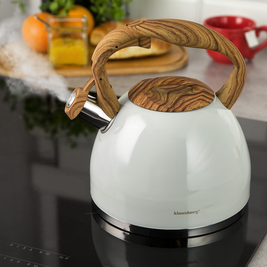 Czajnik stalowy lakierowany mat szary 3.0L KLAUSBERG