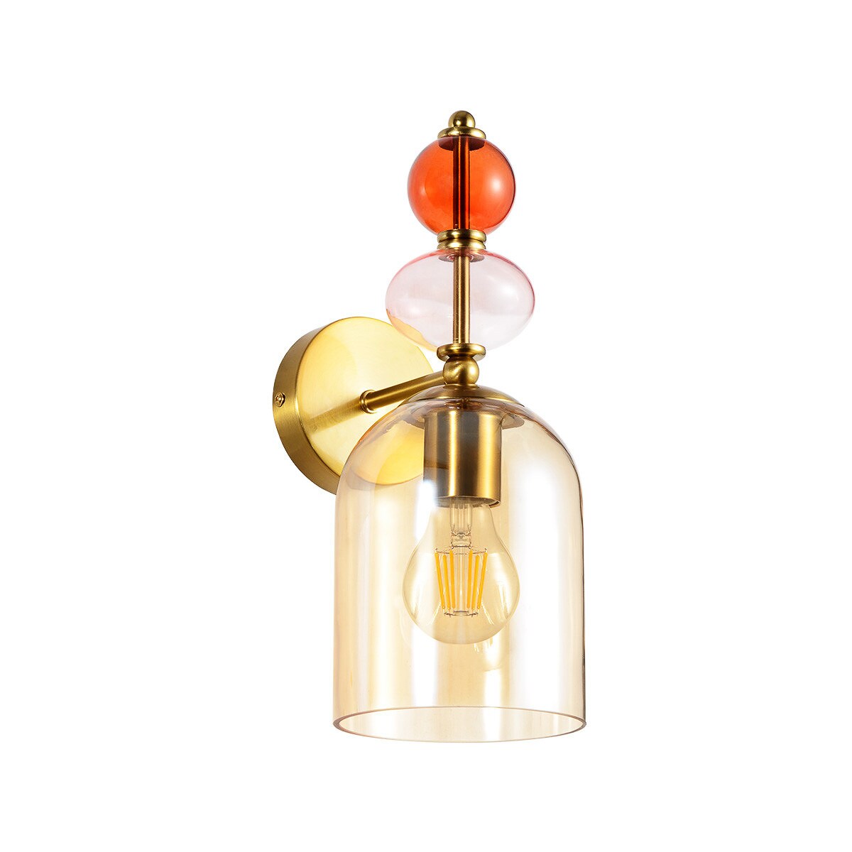 Kinkiet Light Prestige Tropea bursztynowy 1 x E27 1 szt.