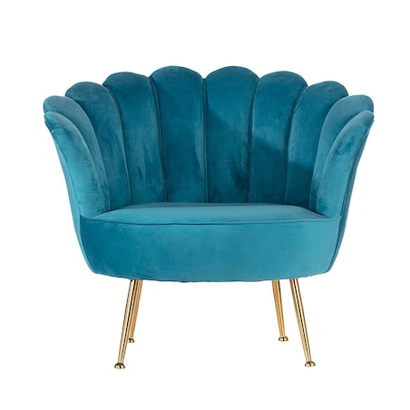 Fotel Sally Velvet, 94 x 77 x 83 cm