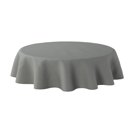 Obrus okrągły 160 x 160 cm szary