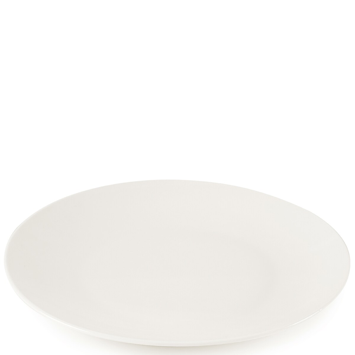 KONSIMO AD BELLA, Talerz obiadowy 6 szt., kolor ecru