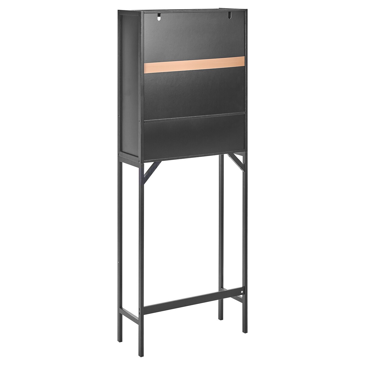 Szafka łazienkowa OKARCHE Bambus 63 cm Czarny